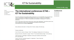 Desktop Screenshot of ict4s.org