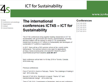 Tablet Screenshot of ict4s.org